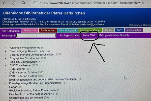 Anleitung Neuzugänge 1